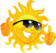 thumbs up sun